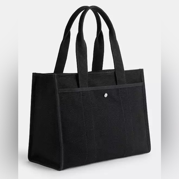 Coach Zip Cargo Bag Large Shopper Tote 42 Black CP163 NWT - Picture 7 of 9